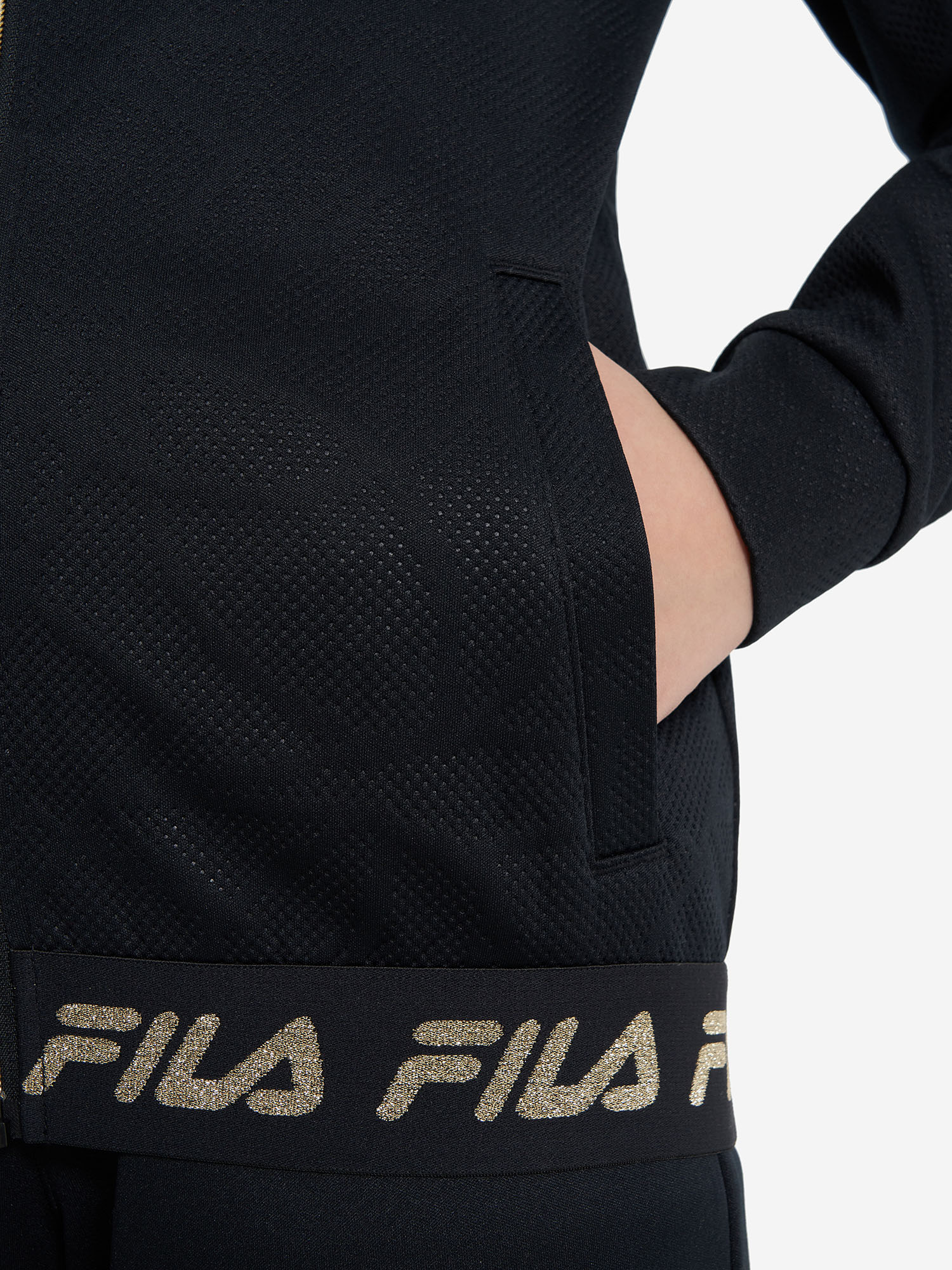 фото Толстовка для девочек fila, черный