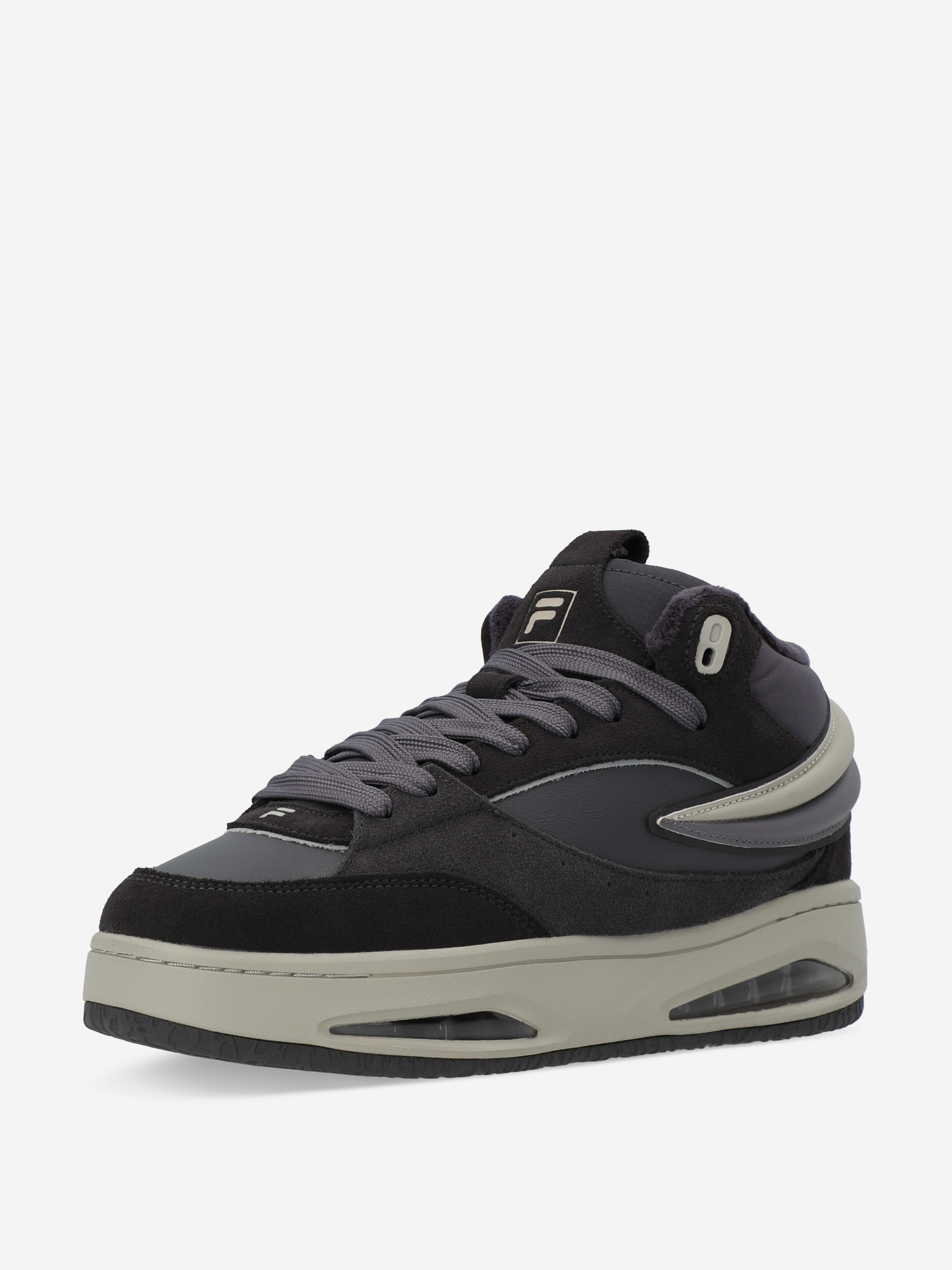фото Кеды утепленные женские fila rhyme, фиолетовый