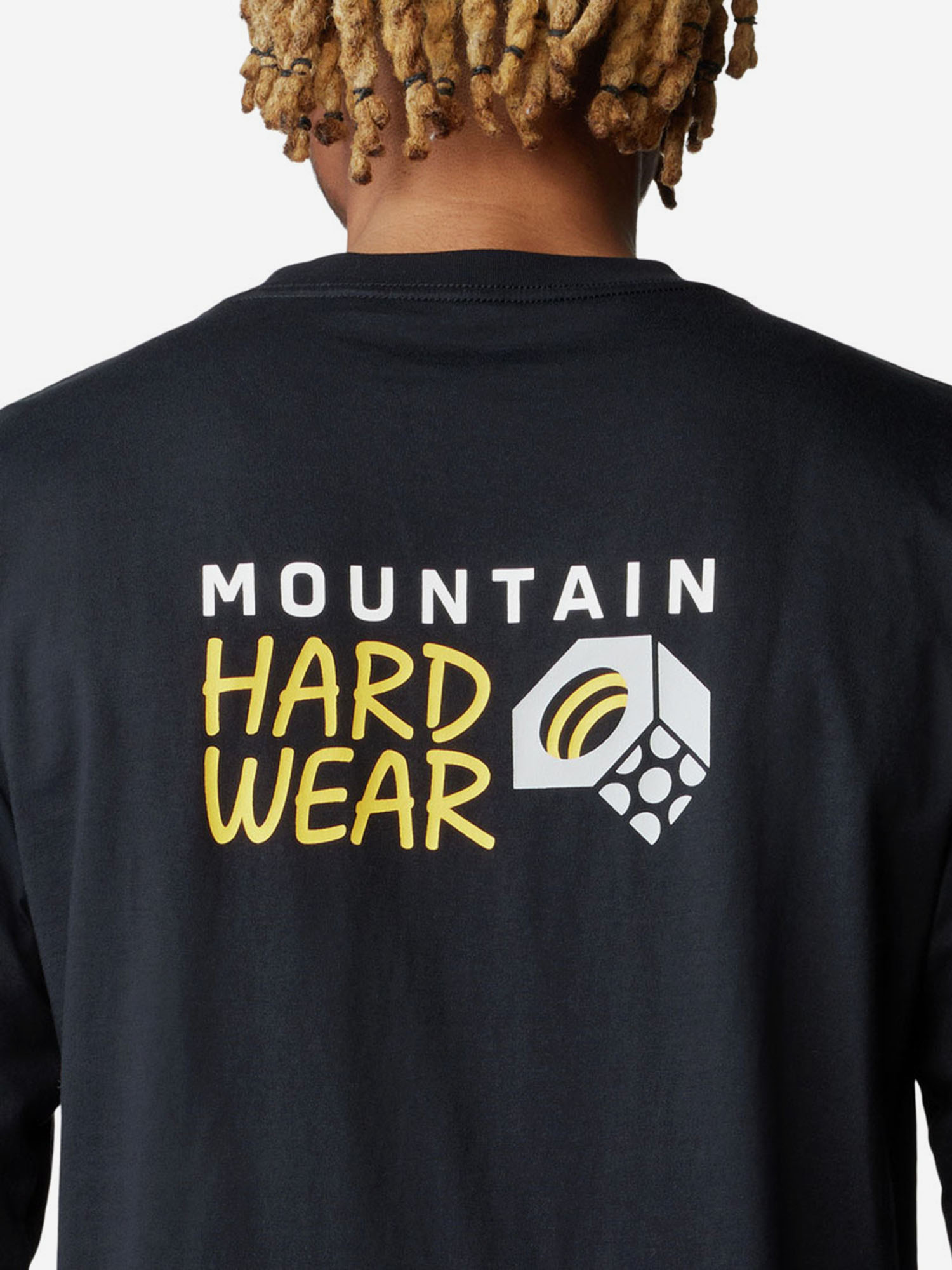 фото Лонгслив мужской mountain hardwear box logo, черный