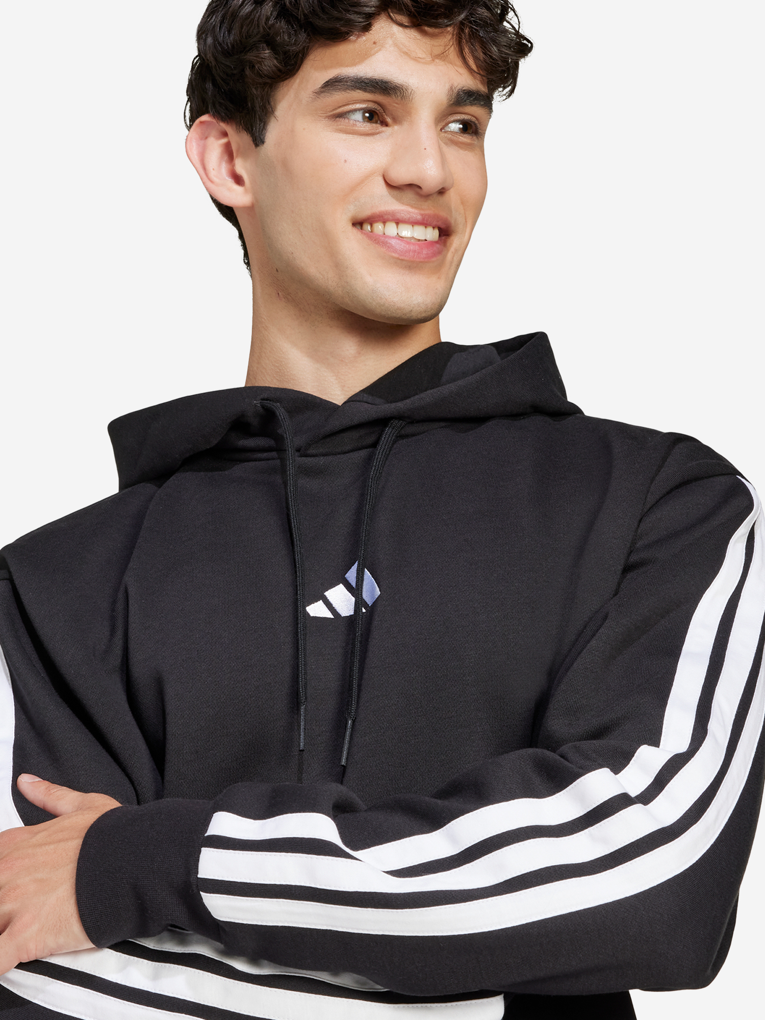 фото Худи мужское adidas, черный