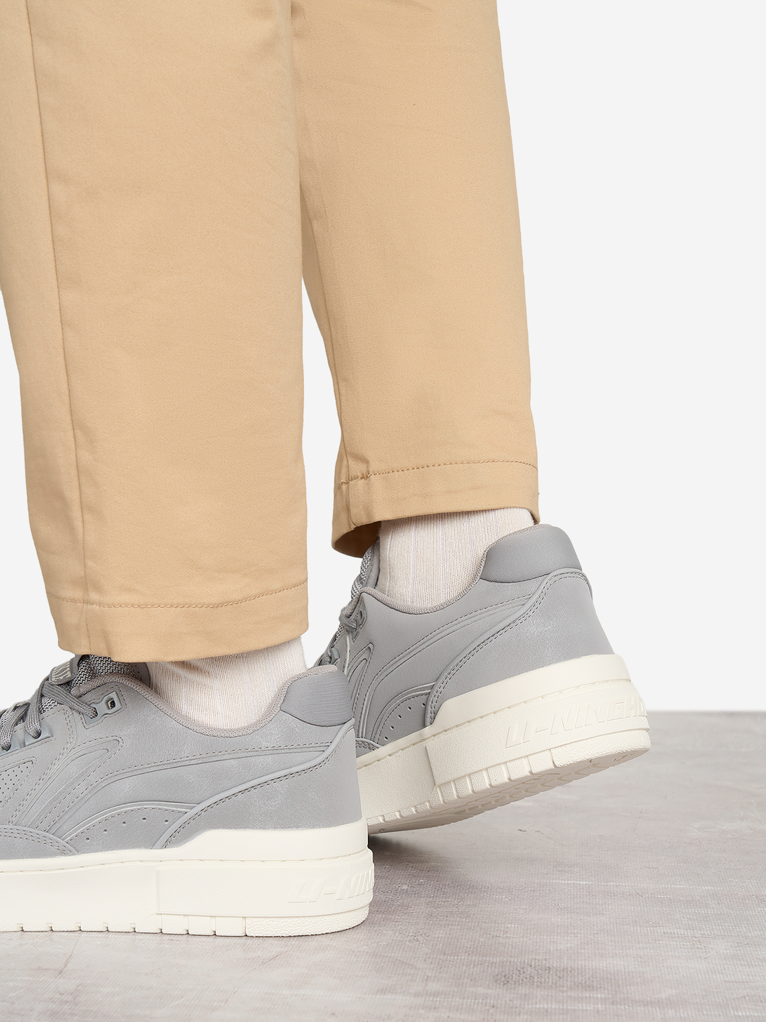 фото Кеды мужские li-ning bad5 rookie, серый