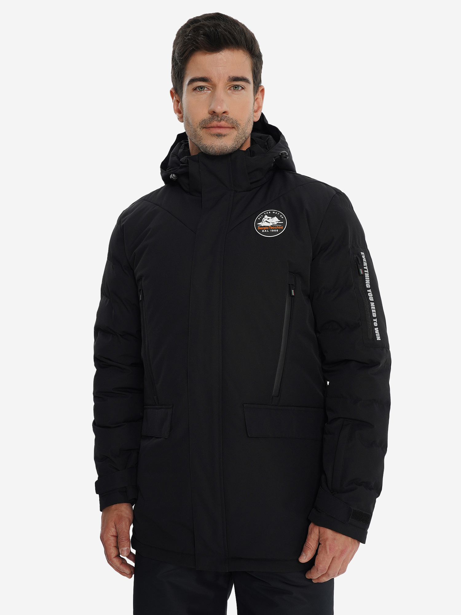 фото Куртка утепленная мужская sergio tacchini john, черный
