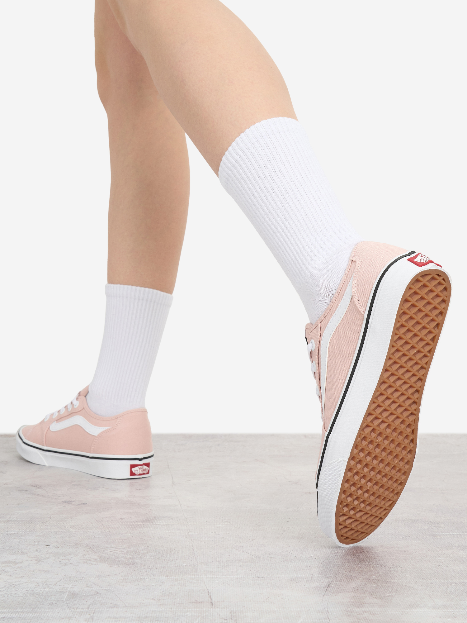 фото Кеды женские vans filmore decon, розовый