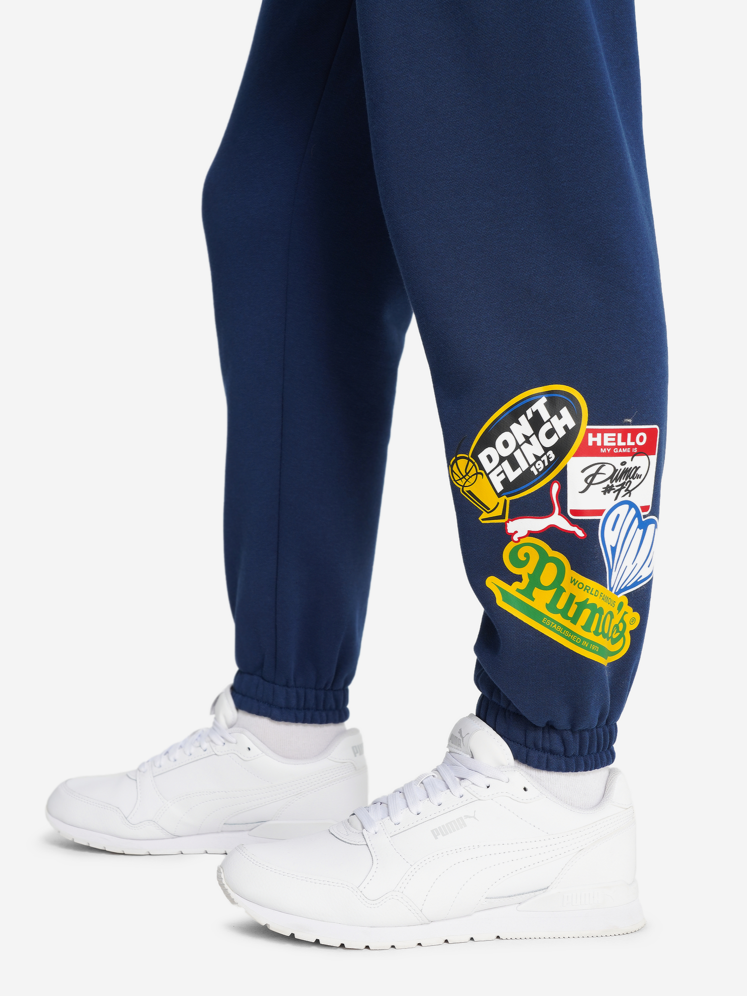 фото Брюки для мальчиков puma basketball hooperhotline, синий
