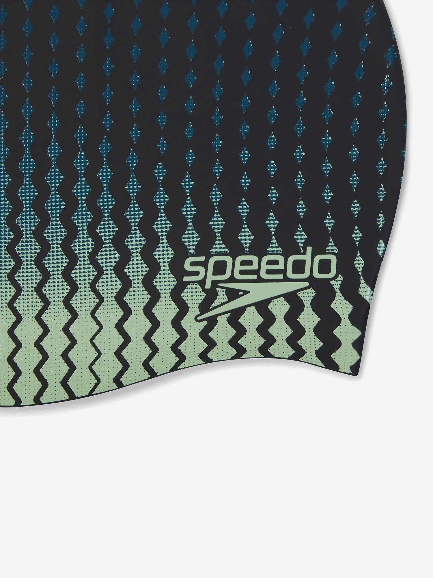 фото Шапочка для плавания speedo slogan, черный