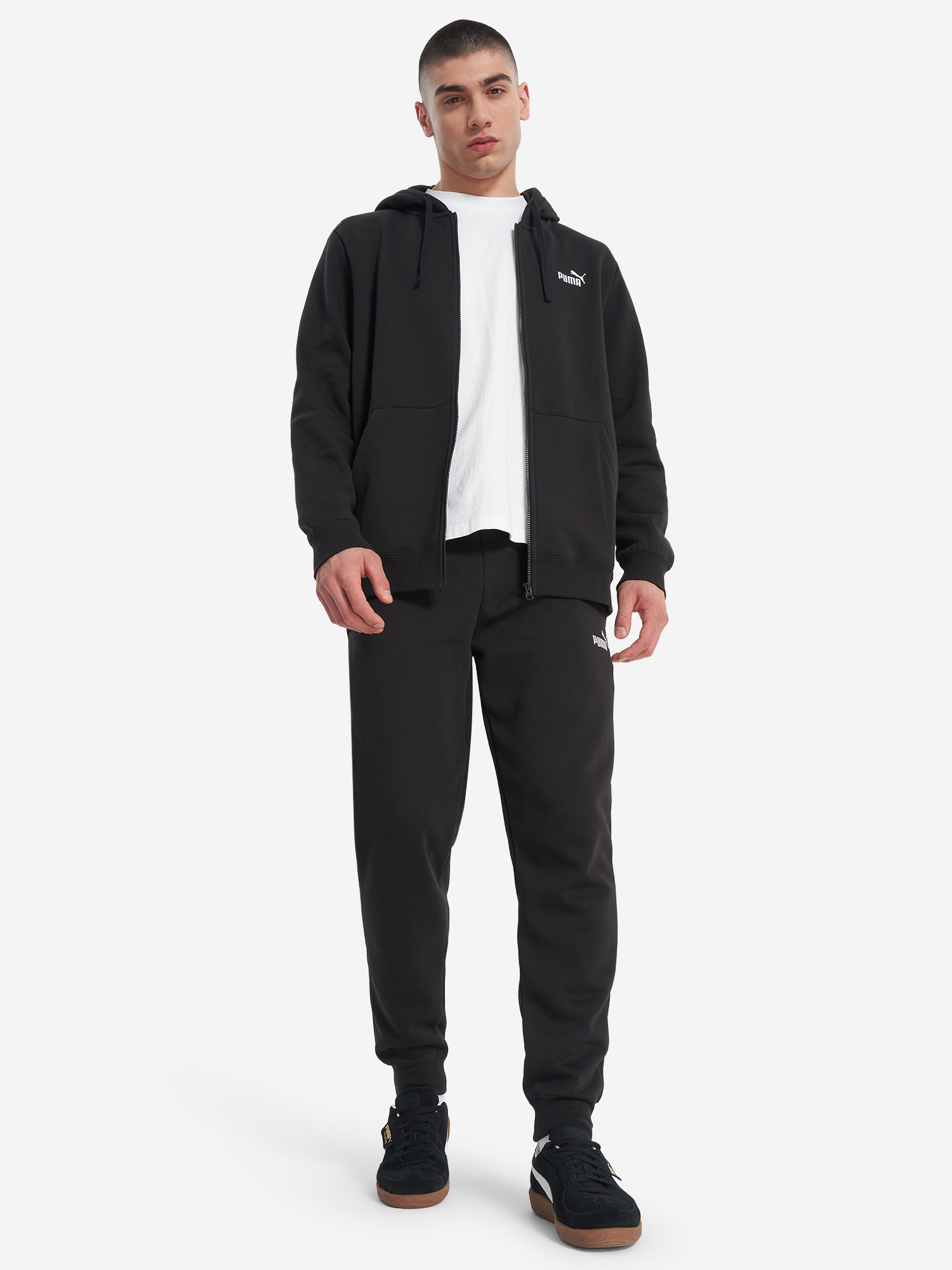 фото Брюки мужские puma ess no. 1 logo, черный