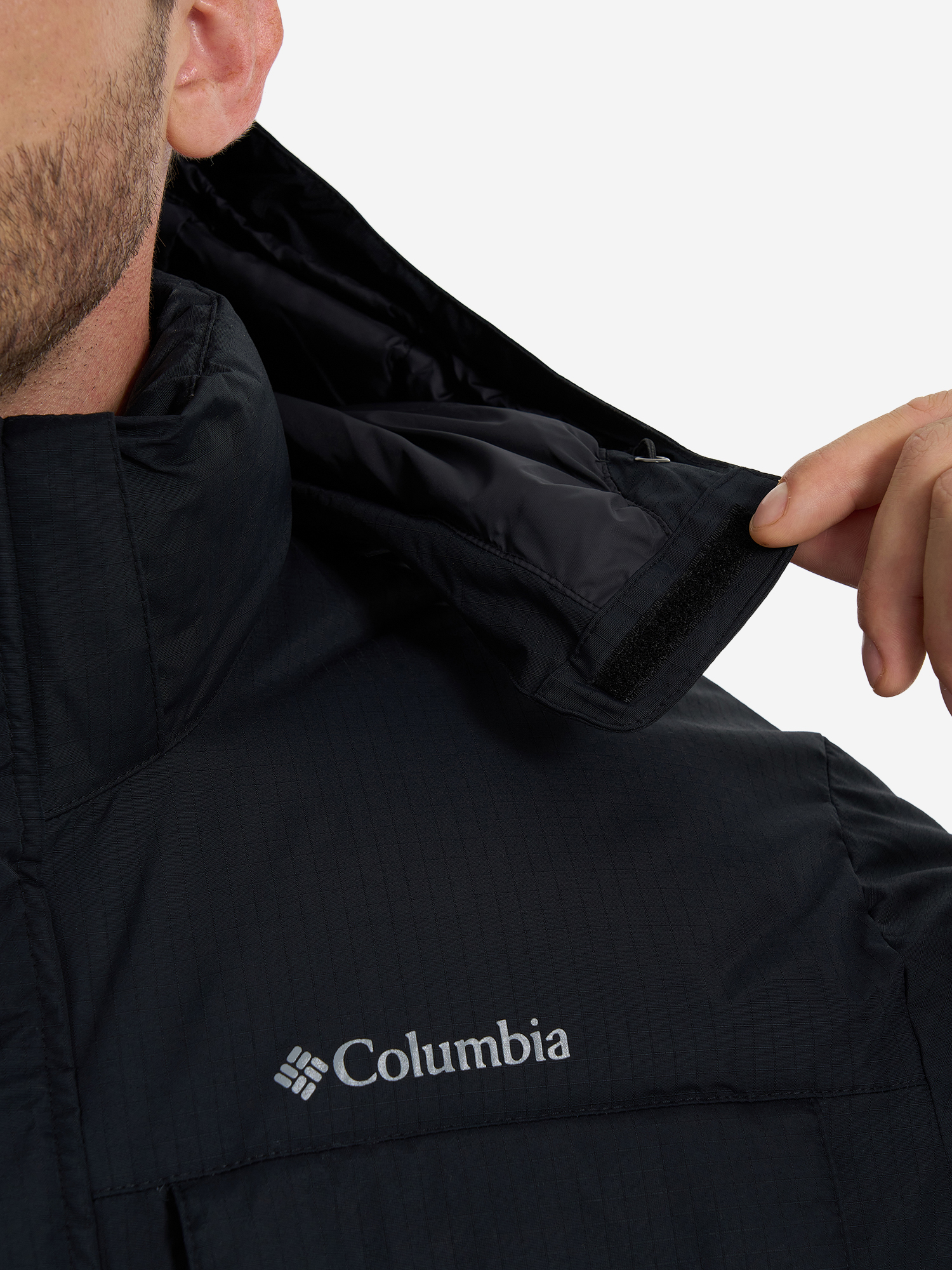 фото Куртка утепленная мужская columbia landroamer puffer jacket, черный