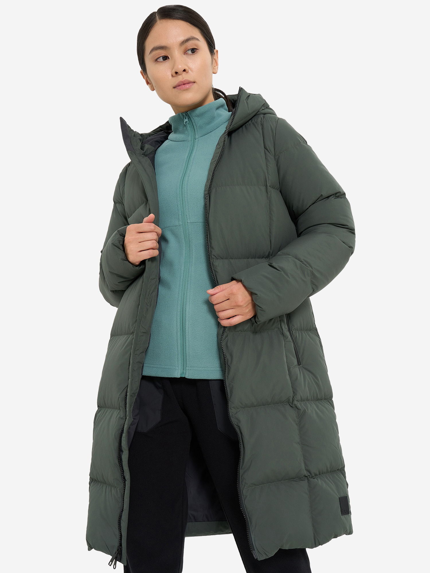 Пальто пуховое женское Jack Wolfskin Frozen Lake, Зеленый
Пальто пуховое женское Jack Wolfskin Frozen Lake, Зеленый
