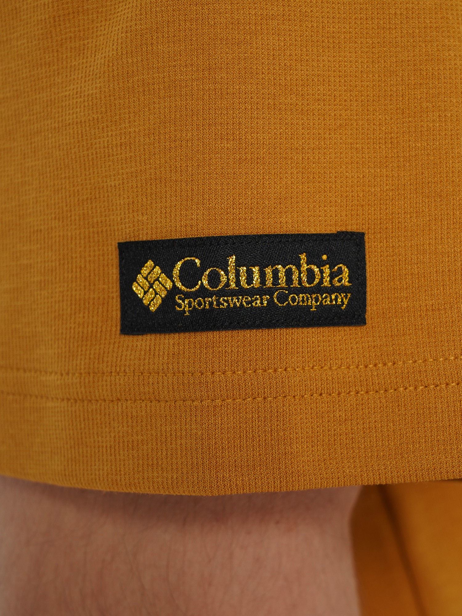 фото Футболка мужская columbia csc heritage graphic tee, желтый