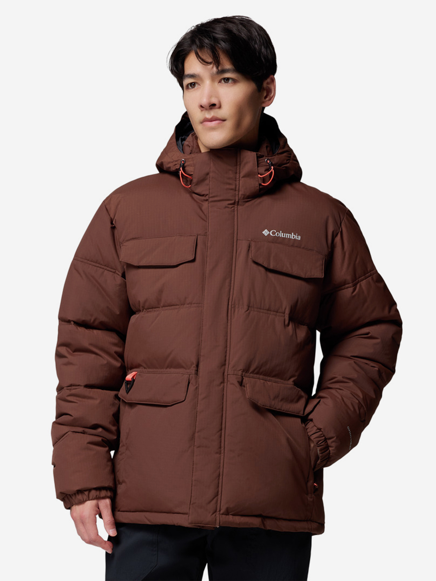 фото Куртка утепленная мужская columbia landroamer puffer jacket, коричневый