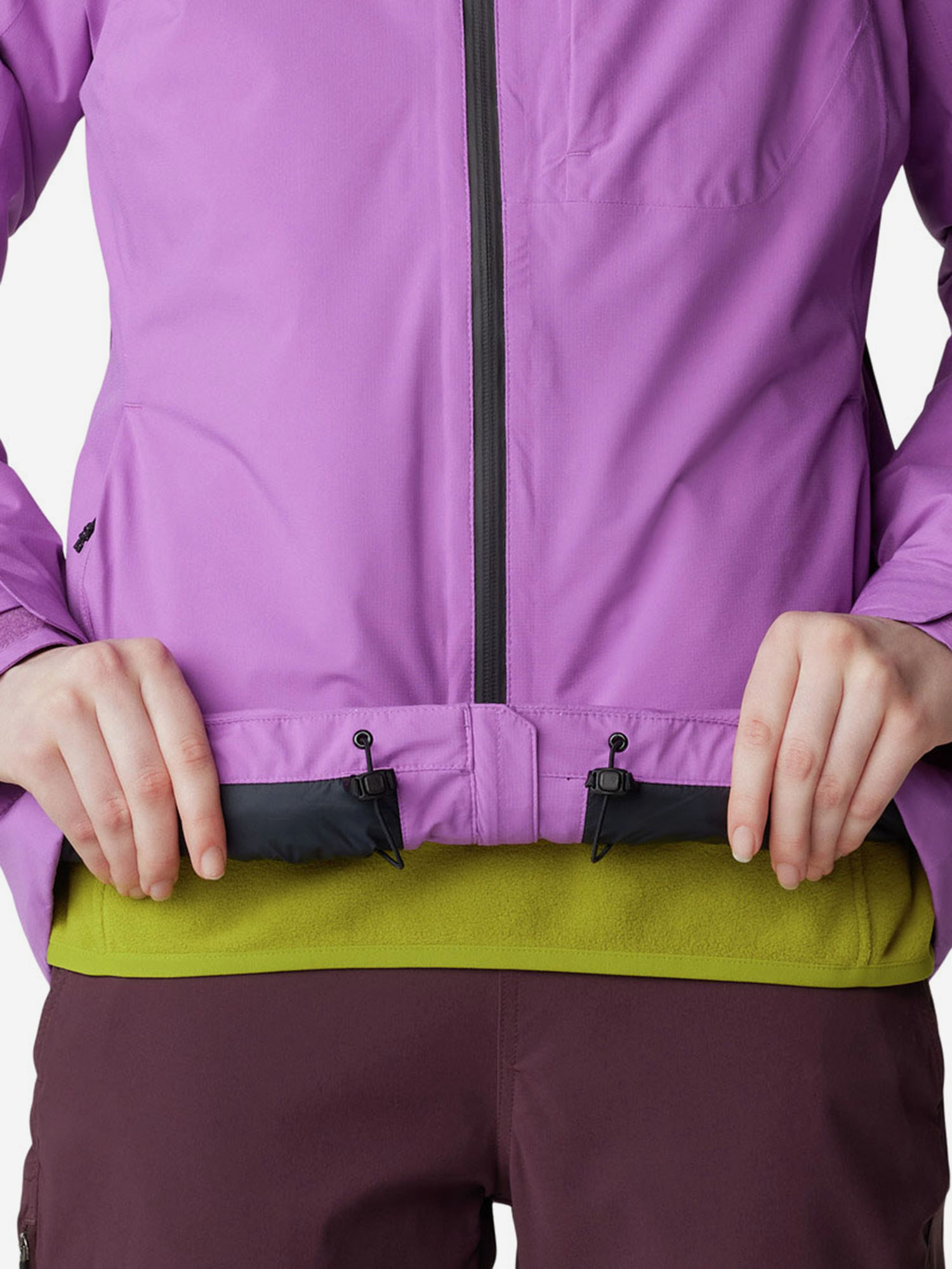 фото Куртка утепленная женская mountain hardwear stretch ozonic, фиолетовый