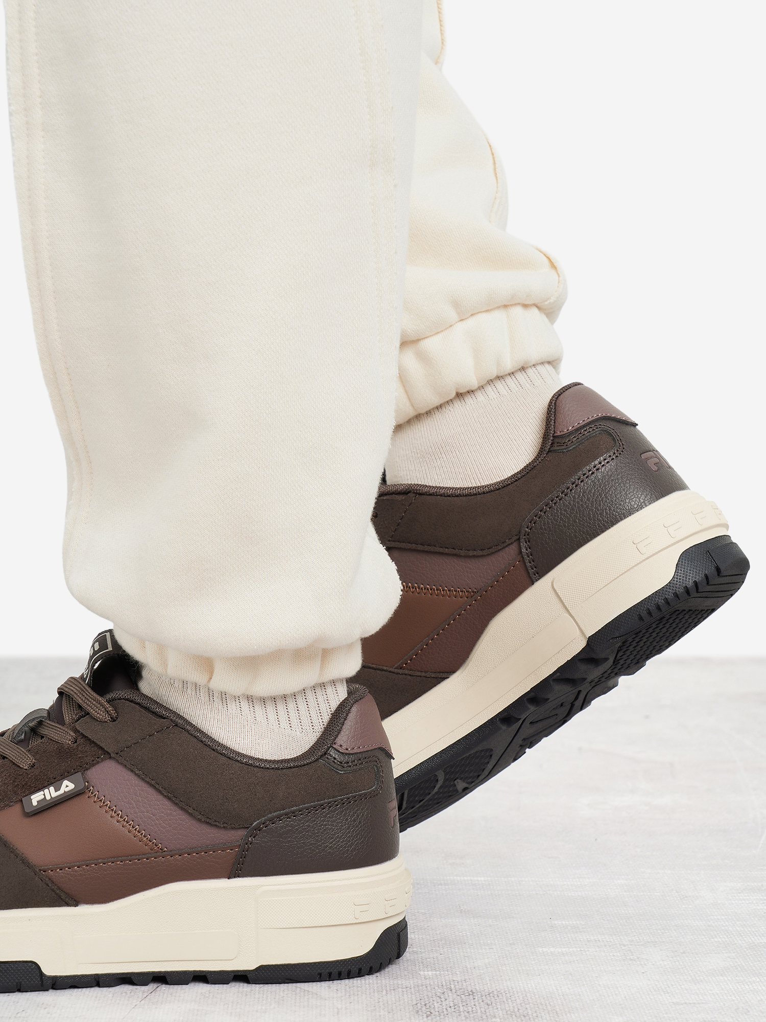 фото Кеды женские fila fx-1000 low, коричневый