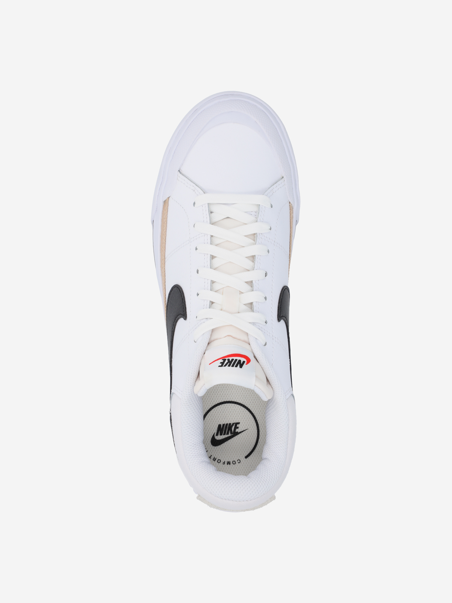 фото Кеды женские nike court legacy lift, белый