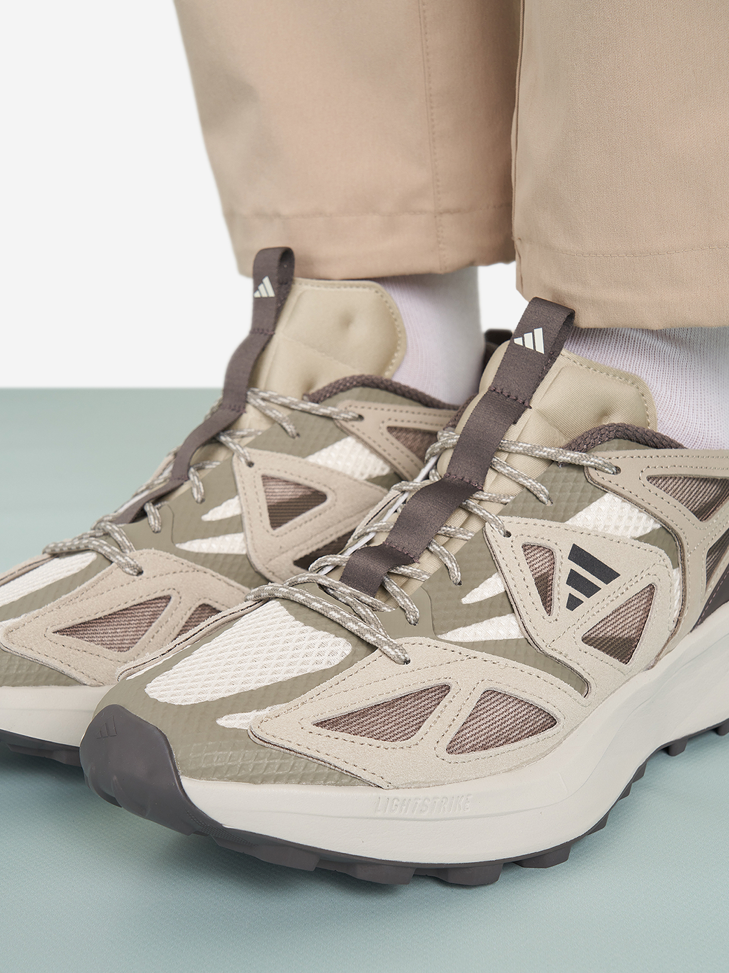 фото Кроссовки мужские adidas kantai trail, серый