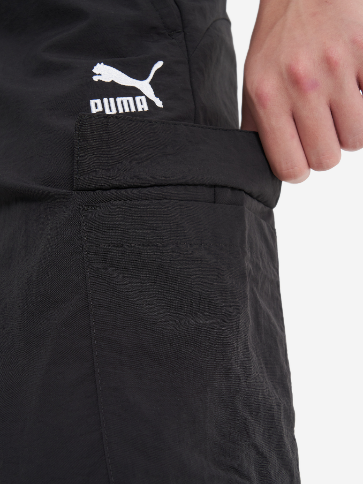 фото Брюки для мальчиков puma classic cargo, черный
