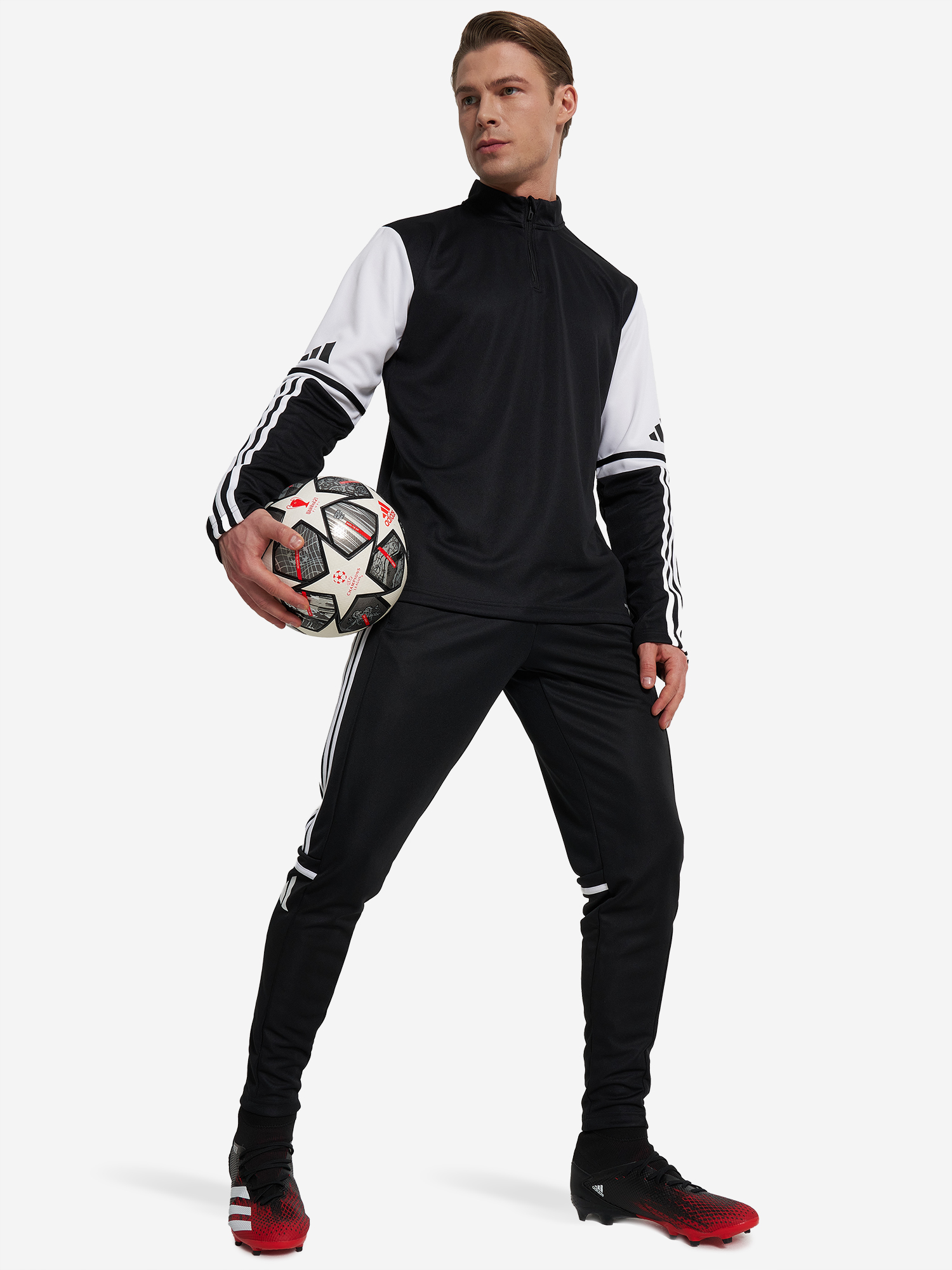 фото Толстовка мужская adidas sq25, черный