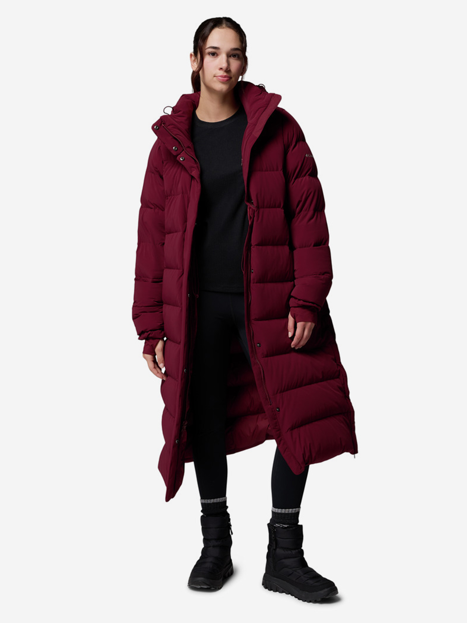 фото Пуховик женский columbia amaze puff, красный
