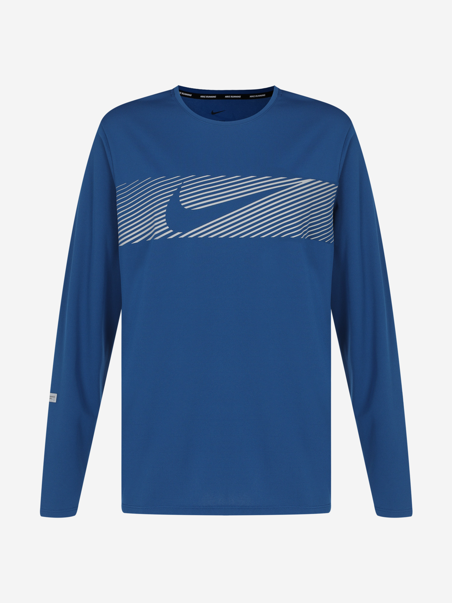 фото Лонгслив мужской nike miler, синий