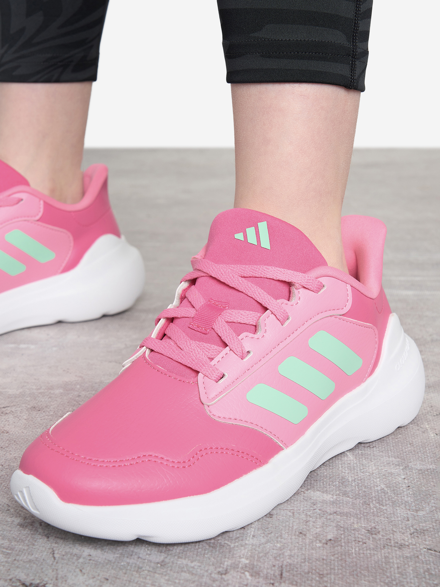фото Кроссовки для девочек adidas tensaur run 3.0, розовый