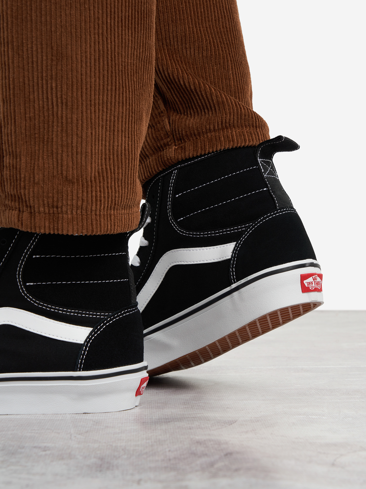 фото Кеды мужские vans ashwood hi decon, черный