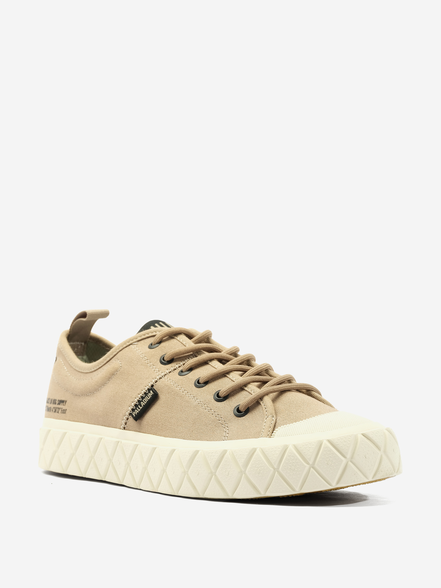 фото Кеды женские palladium ace lo supply, бежевый