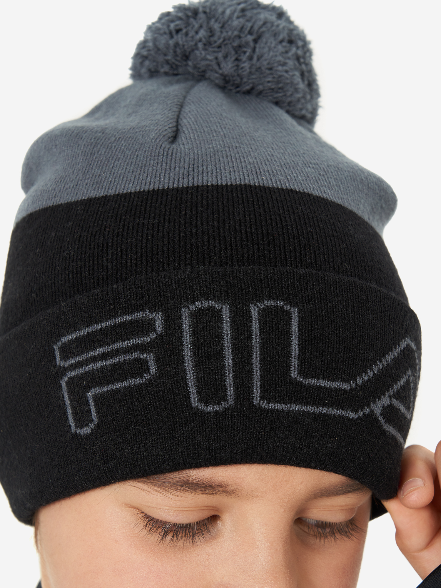 фото Шапка для мальчиков fila, серый