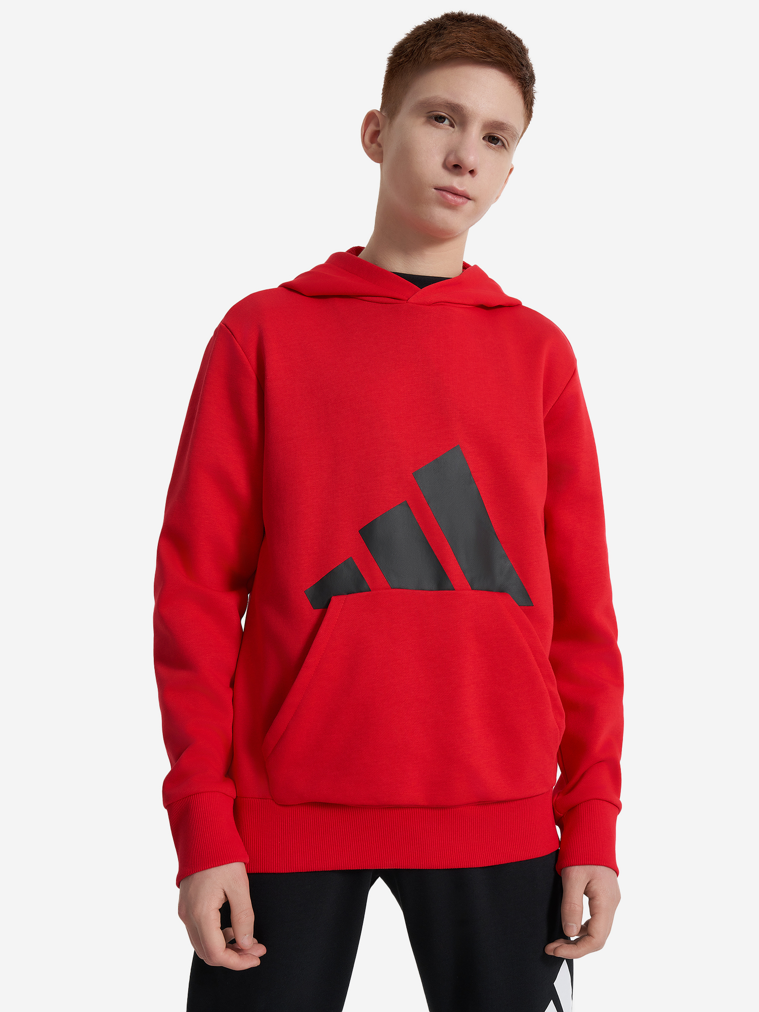 фото Худи для мальчиков adidas, красный