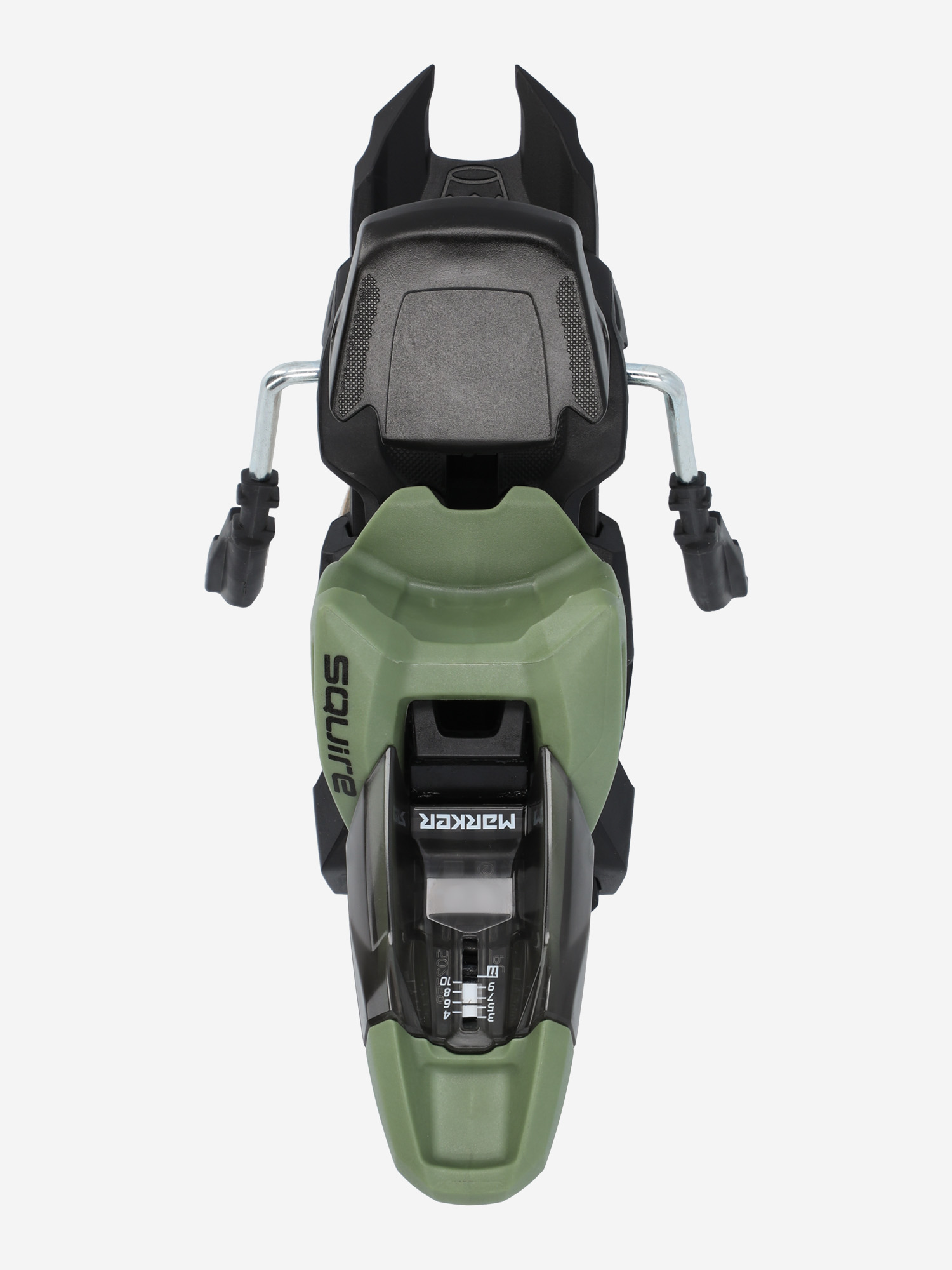 фото Крепления горнолыжные marker squire 90 мм, зеленый