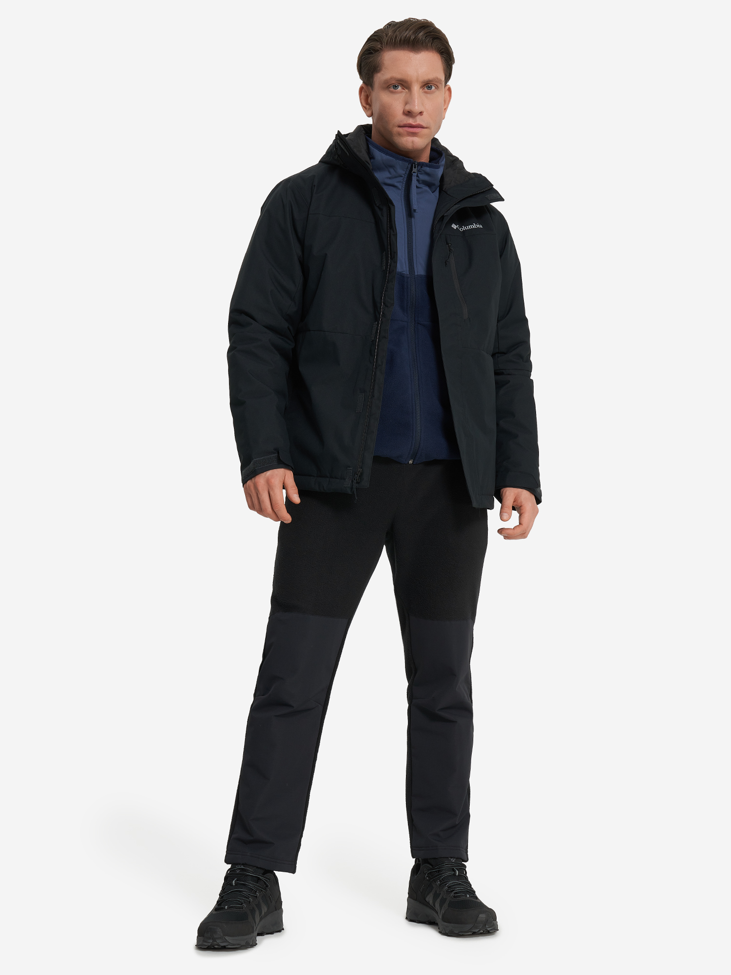 фото Куртка утепленная мужская columbia hikebound ii insulated jacket, черный