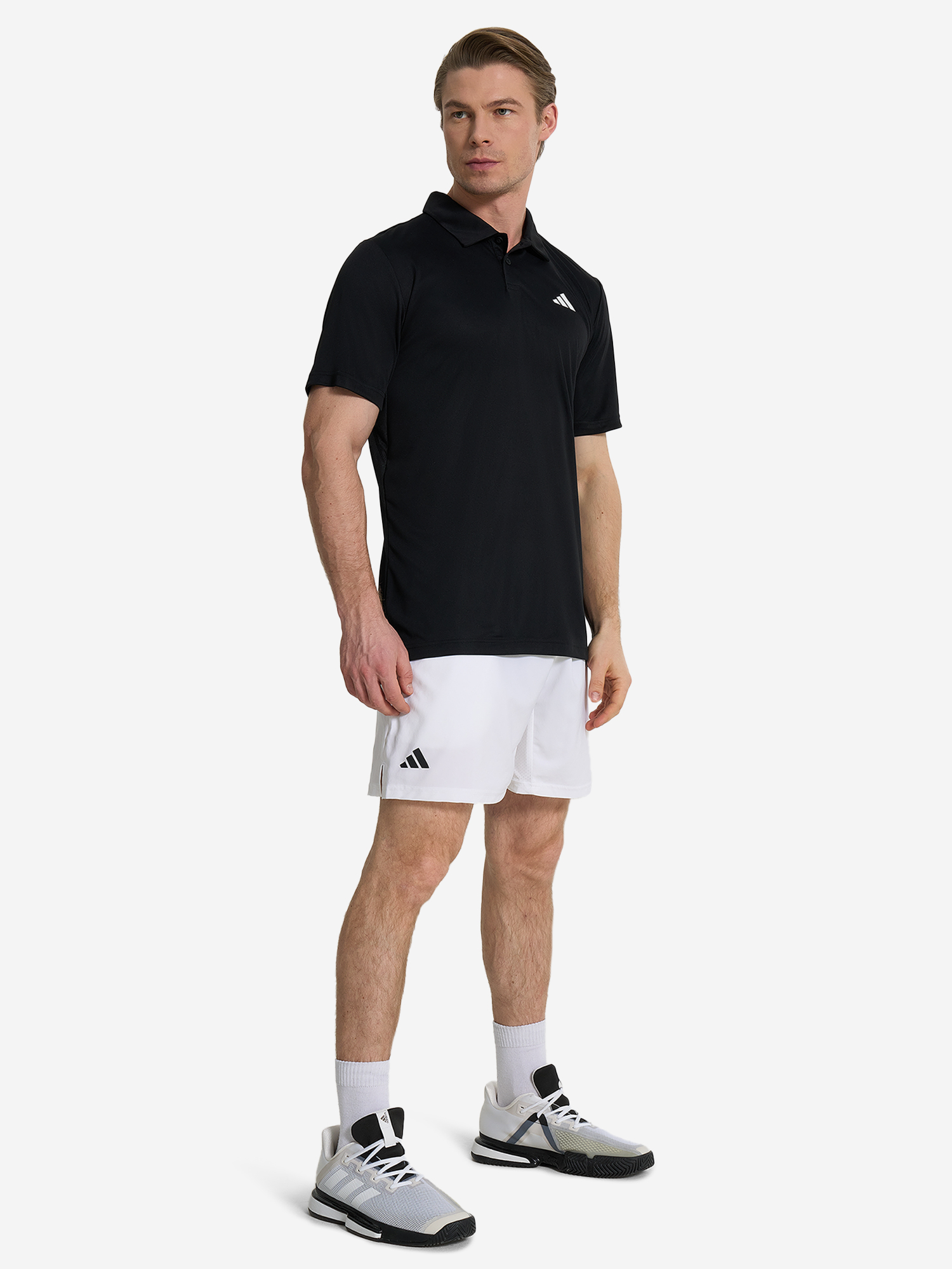 фото Шорты мужские adidas club, белый
