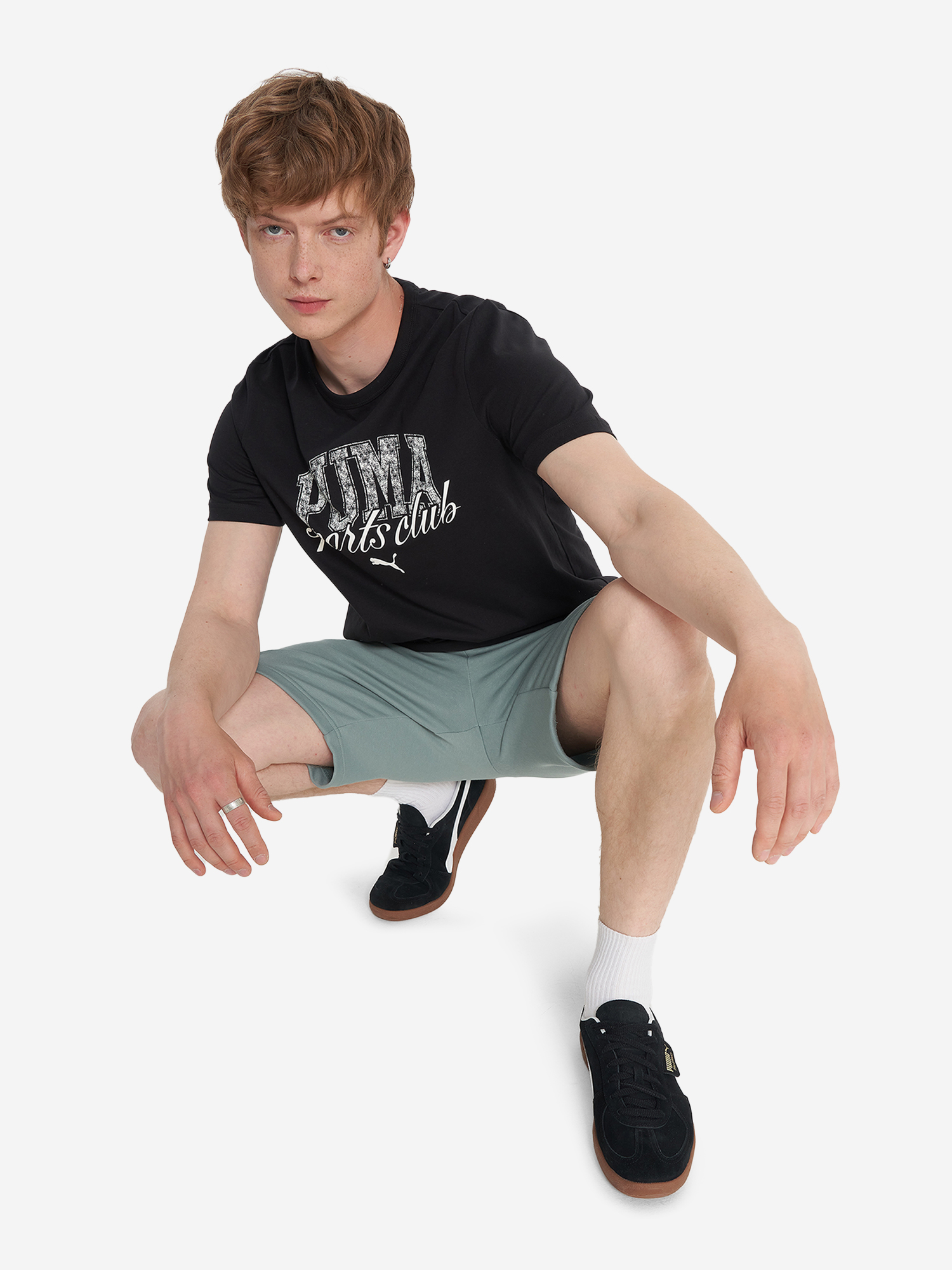 фото Футболка мужская puma class graphic, черный