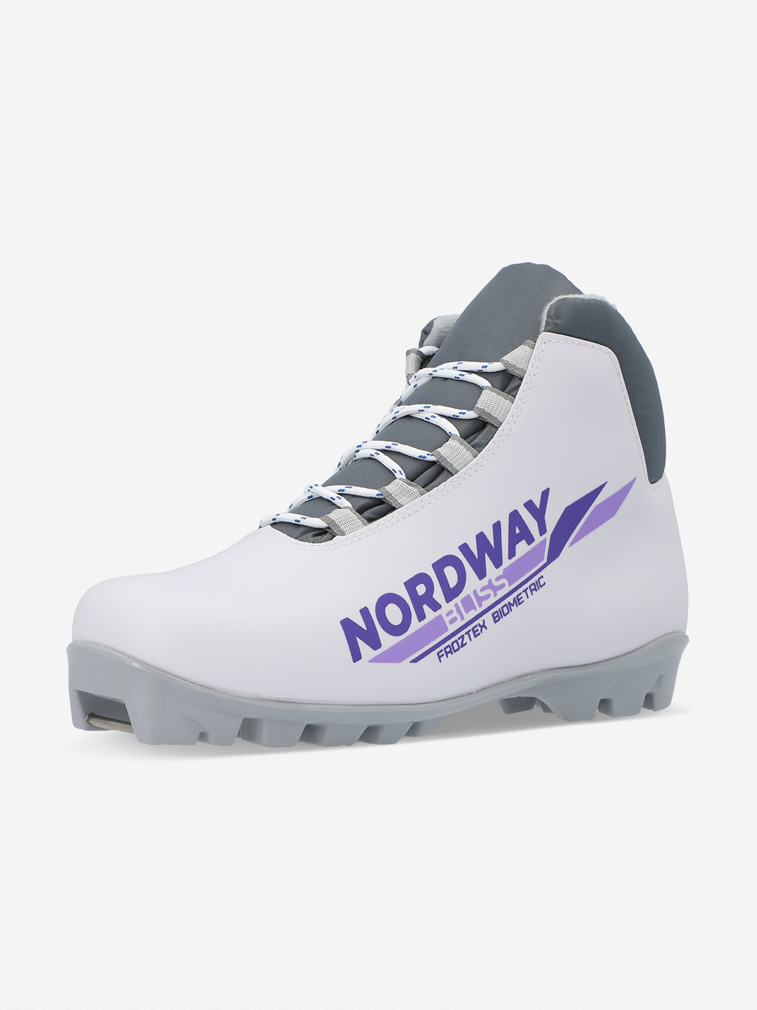 фото Ботинки для беговых лыж женские nordway bliss nnn, белый