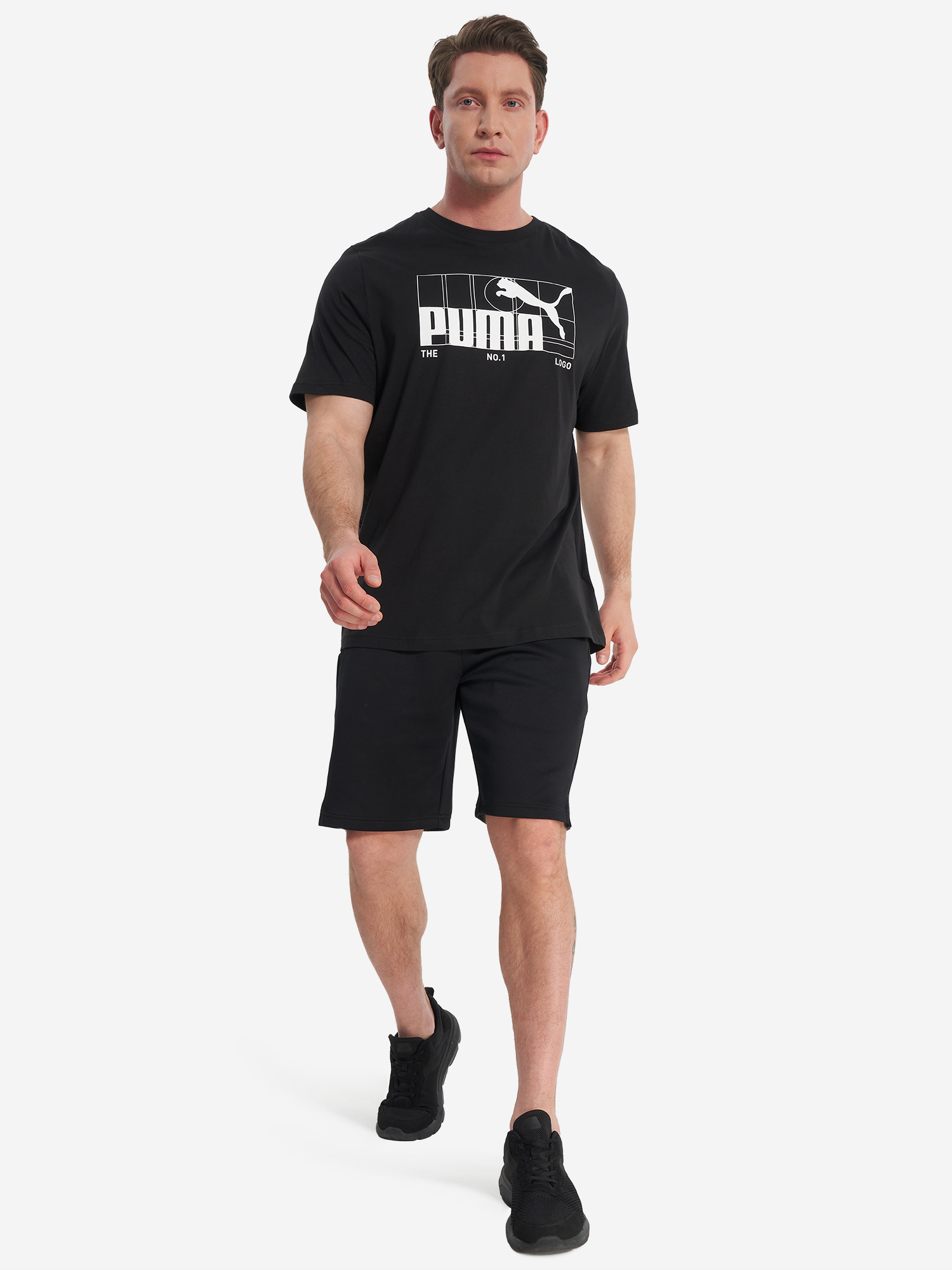 фото Футболка мужская puma graphic no.1 logo, черный