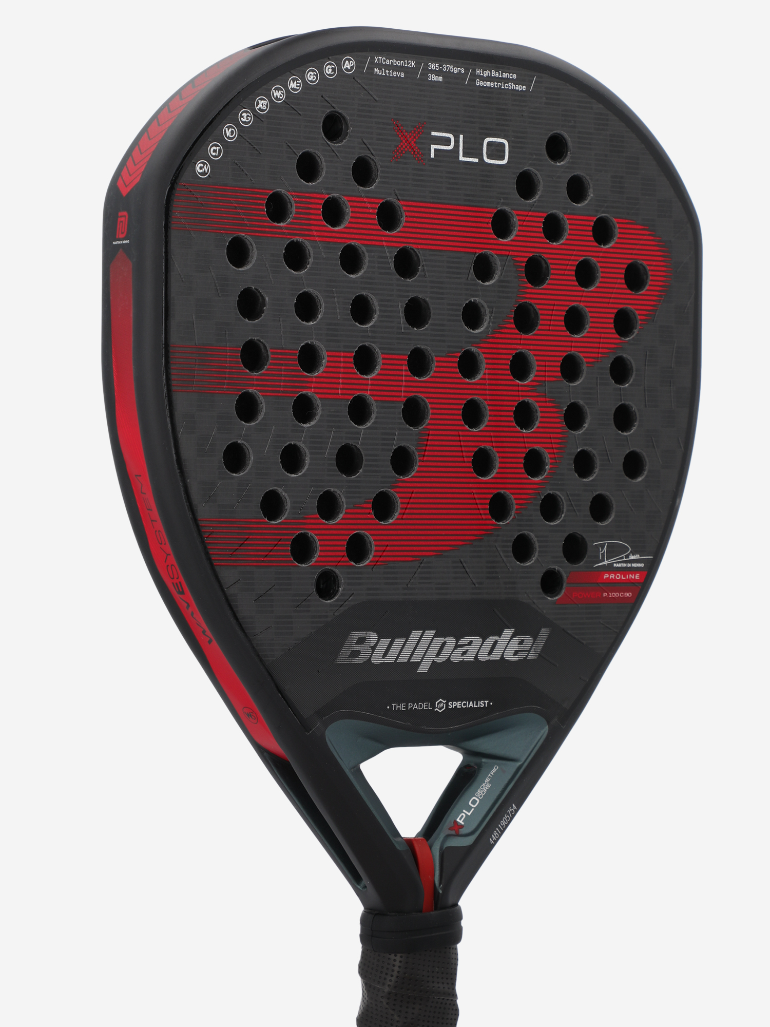 фото Ракетка для падел-тенниса bullpadel xplo, мультицвет
