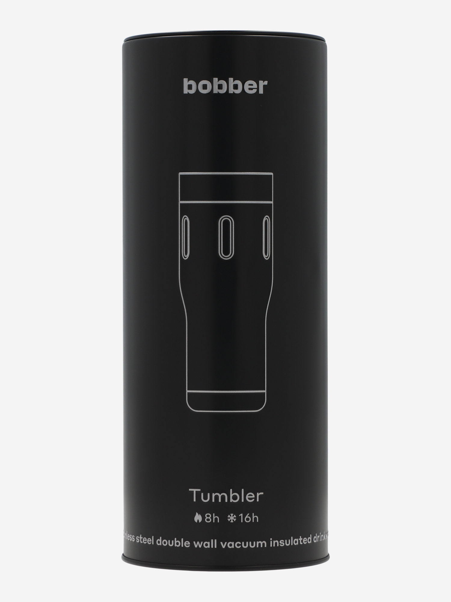 фото Термокружка вакуумная bobber tumbler, 470 мл, черный