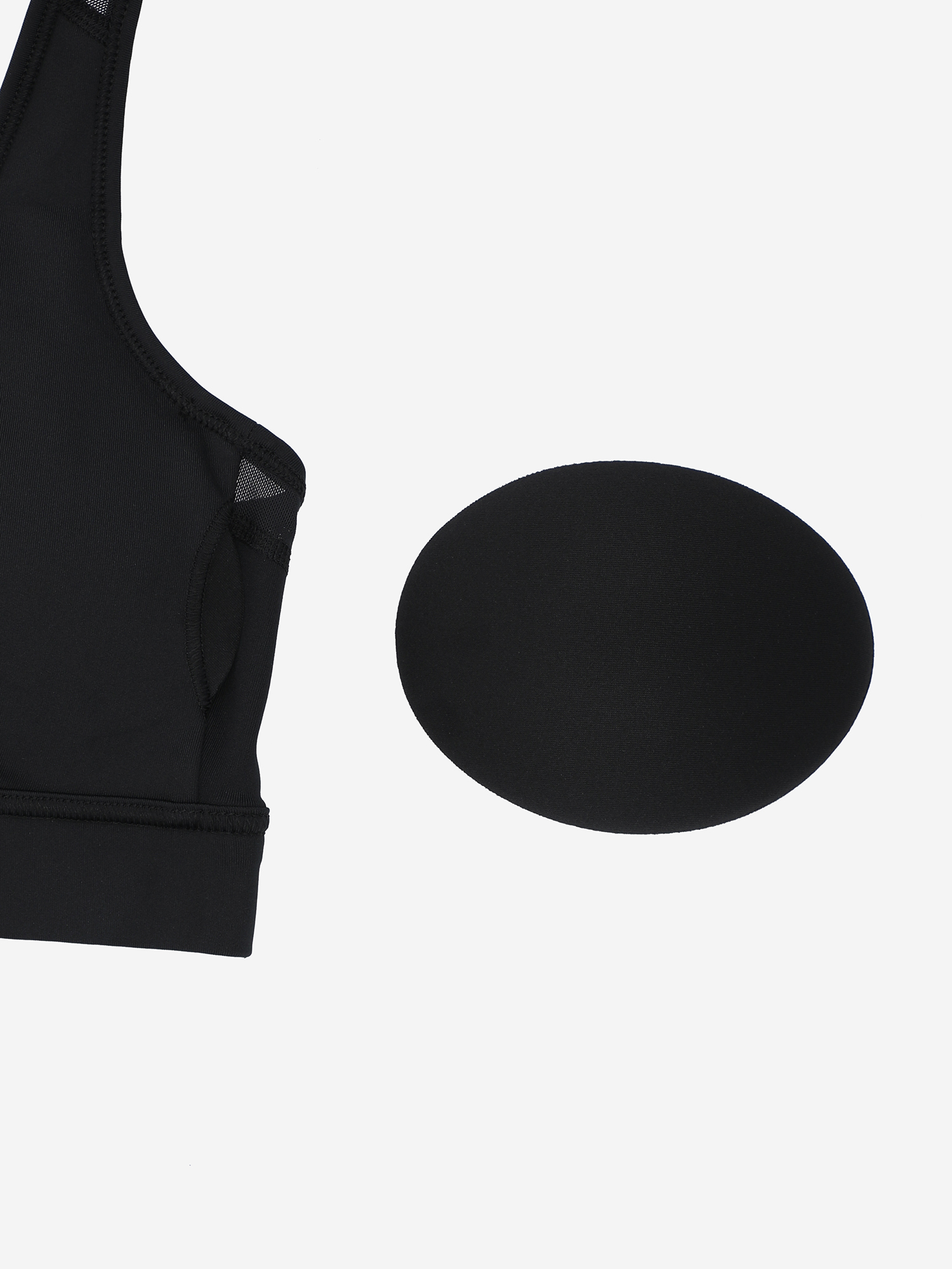 фото Топ бра спортивный demix activemove dance mesh bra, черный
