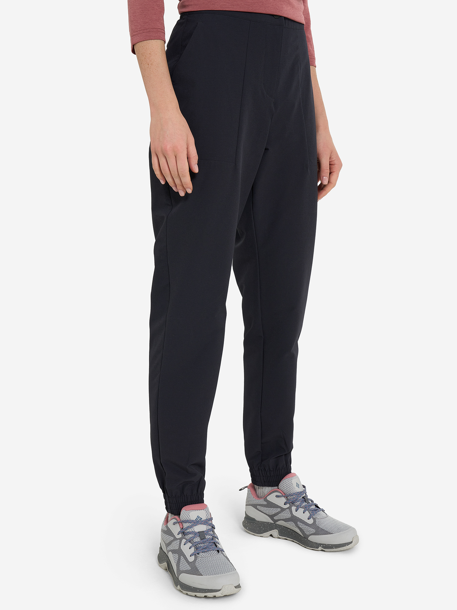 фото Брюки женские jack wolfskin newport, синий