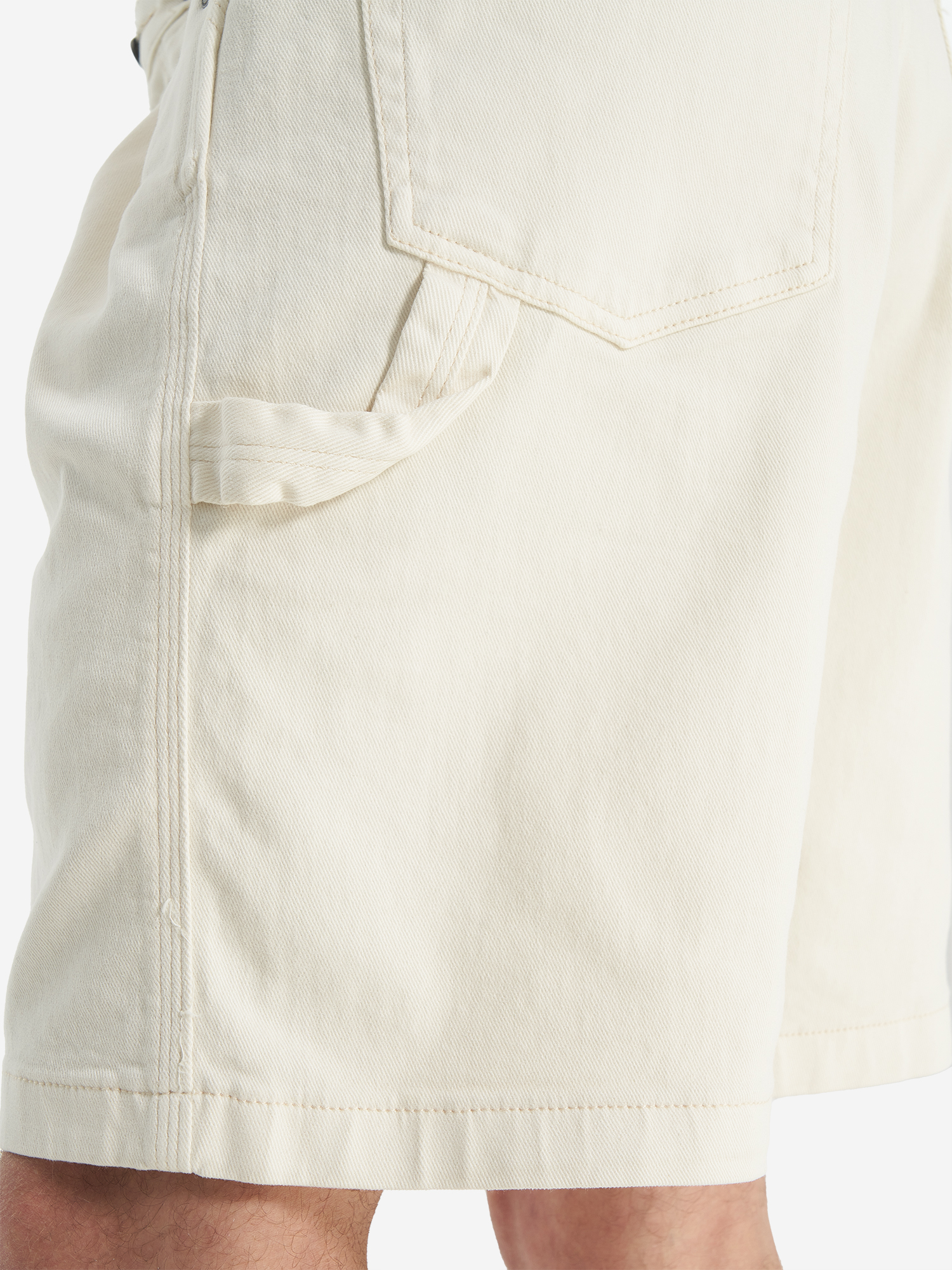 фото Шорты мужские оверсайз dc shoes carpenter baggy, бежевый