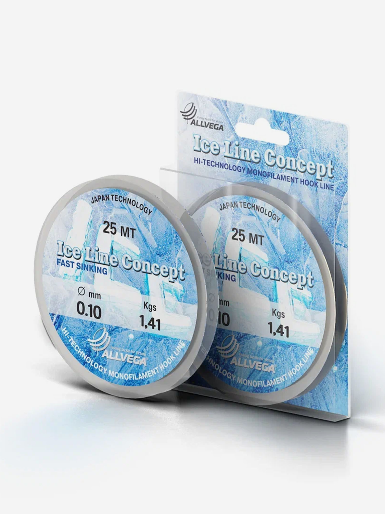 Леска монофильная ALLVEGA "Ice Line Concept" 25м 0,10мм (1,41кг) прозрачная, Серый
Леска монофильная ALLVEGA "Ice Line Concept" 25м 0,10мм (1,41кг) прозрачная, Серый