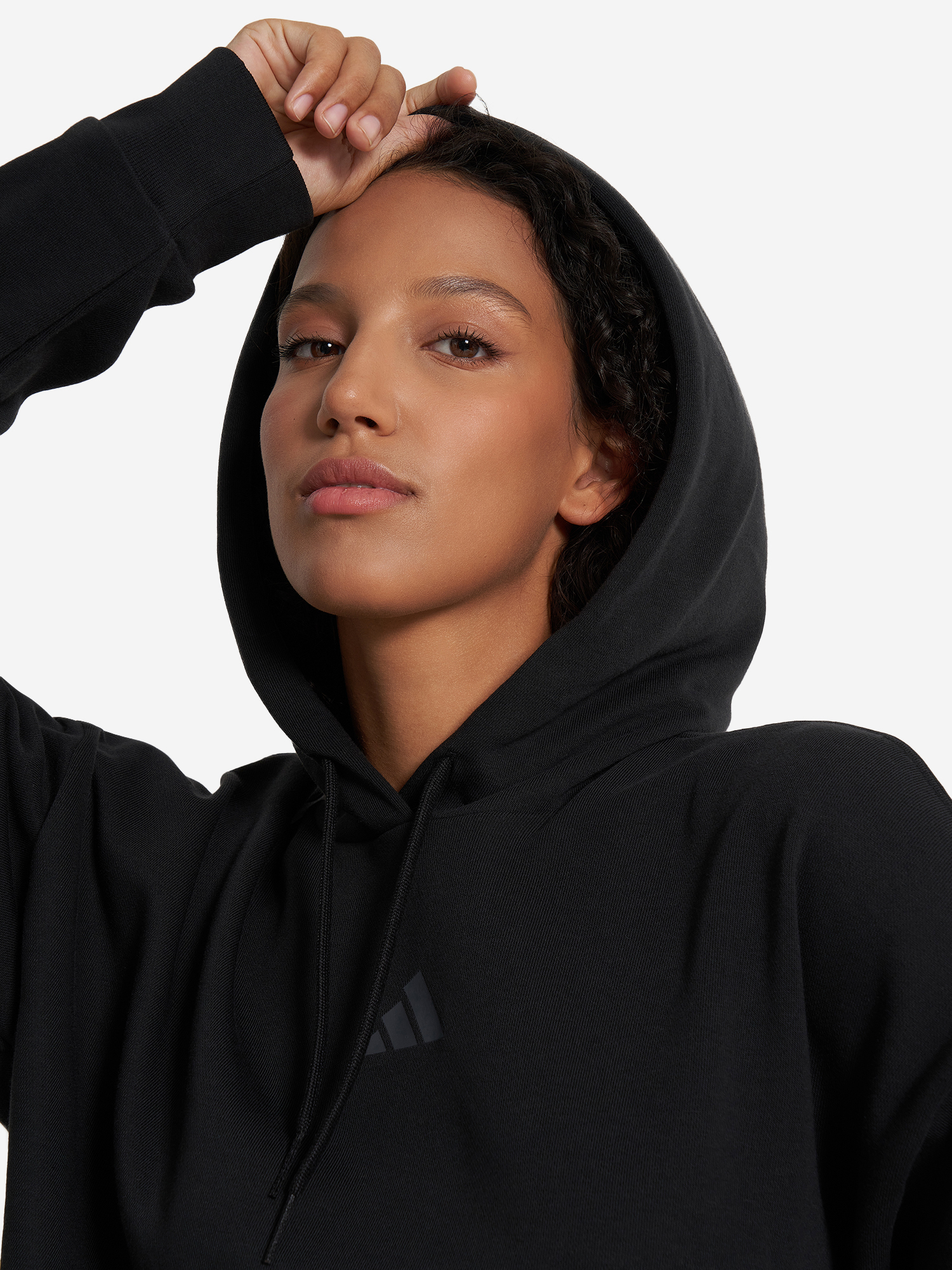 фото Худи женское adidas, черный
