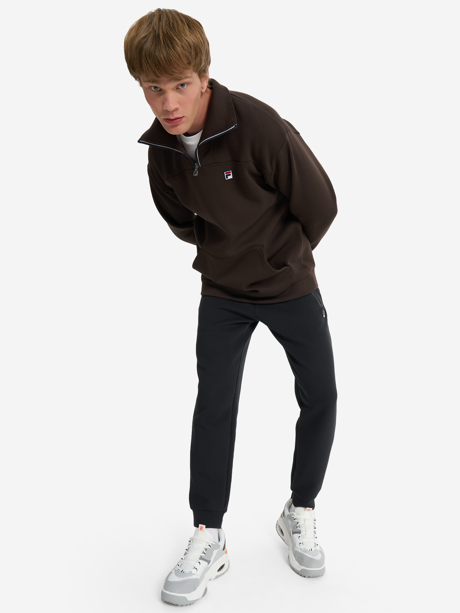фото Брюки мужские fila essentials, черный