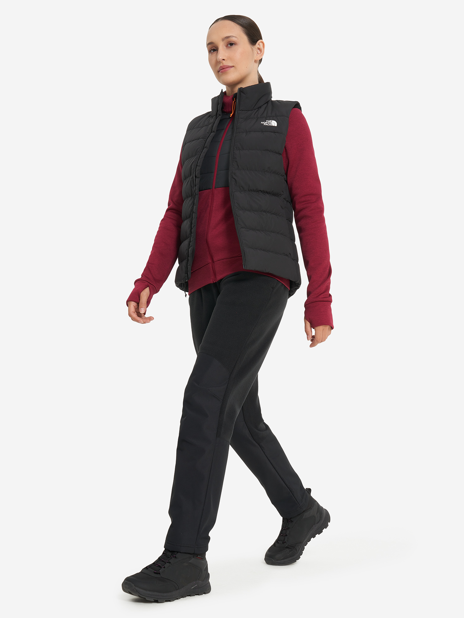 фото Жилет пуховый женский the north face aconcagua 3, черный