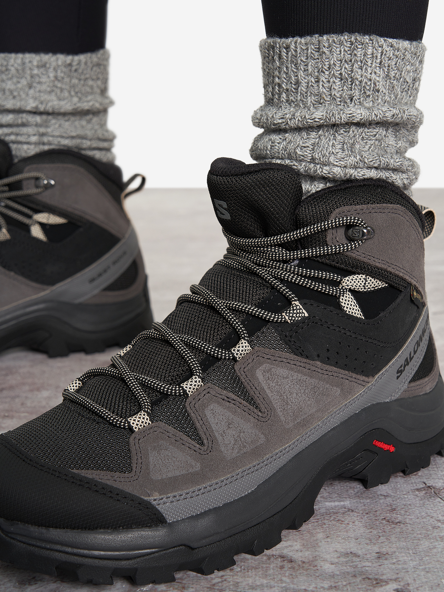 фото Ботинки женские salomon quest rove gtx, черный
