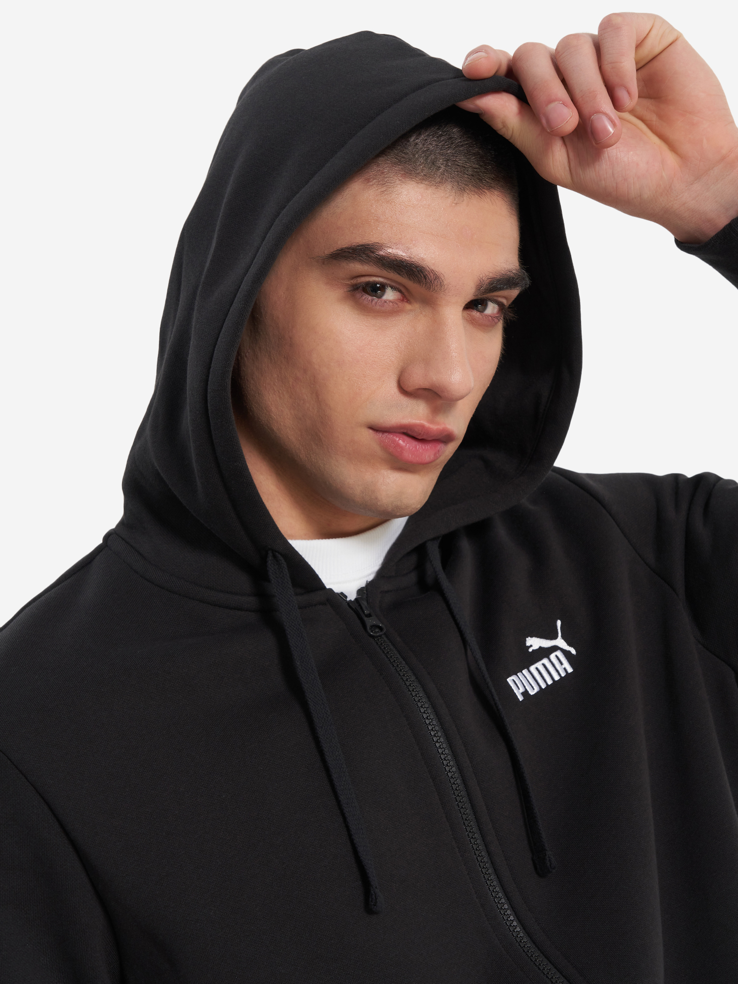 фото Толстовка мужская puma ess no. 1 logo, черный