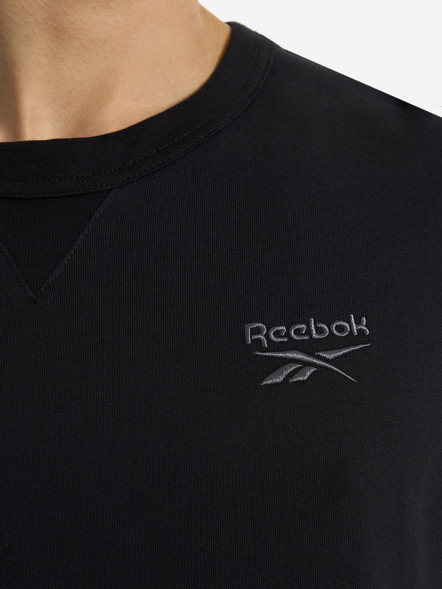 фото Футболка мужская reebok icon elements, черный