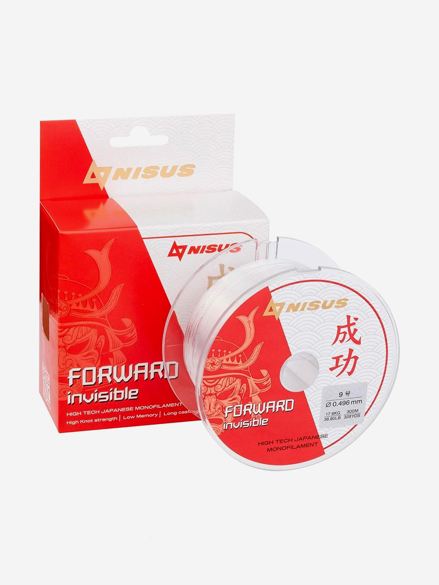 Леска для рыбалки Nisus FORWARD Invisible Nylon 0,496мм, 300м, 17,6кг, прозрачный, Серый
Леска для рыбалки Nisus FORWARD Invisible Nylon 0,496мм, 300м, 17,6кг, прозрачный, Серый