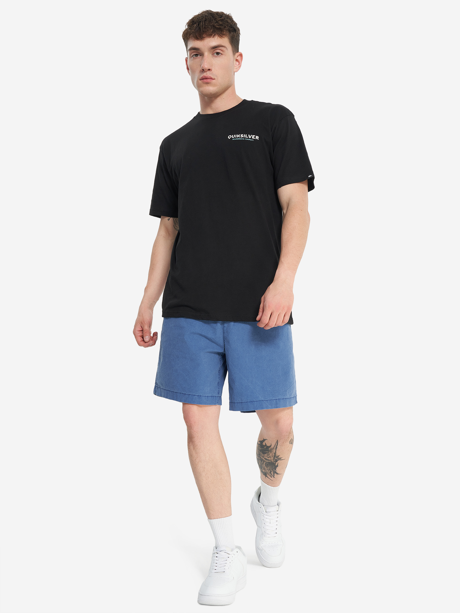 фото Футболка мужская quiksilver kunactee, черный