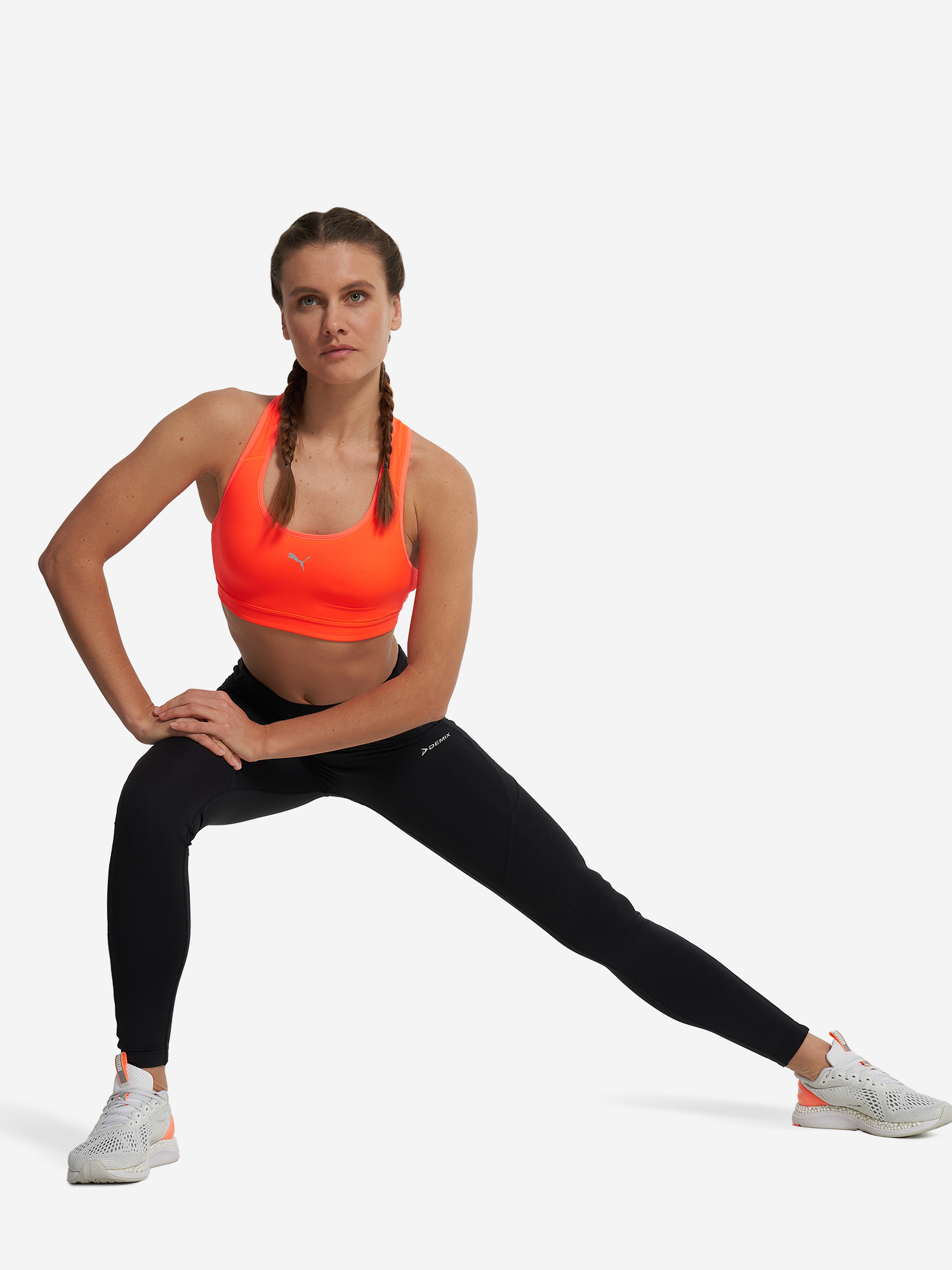 фото Топ бра спортивный puma 4 keeps run, красный