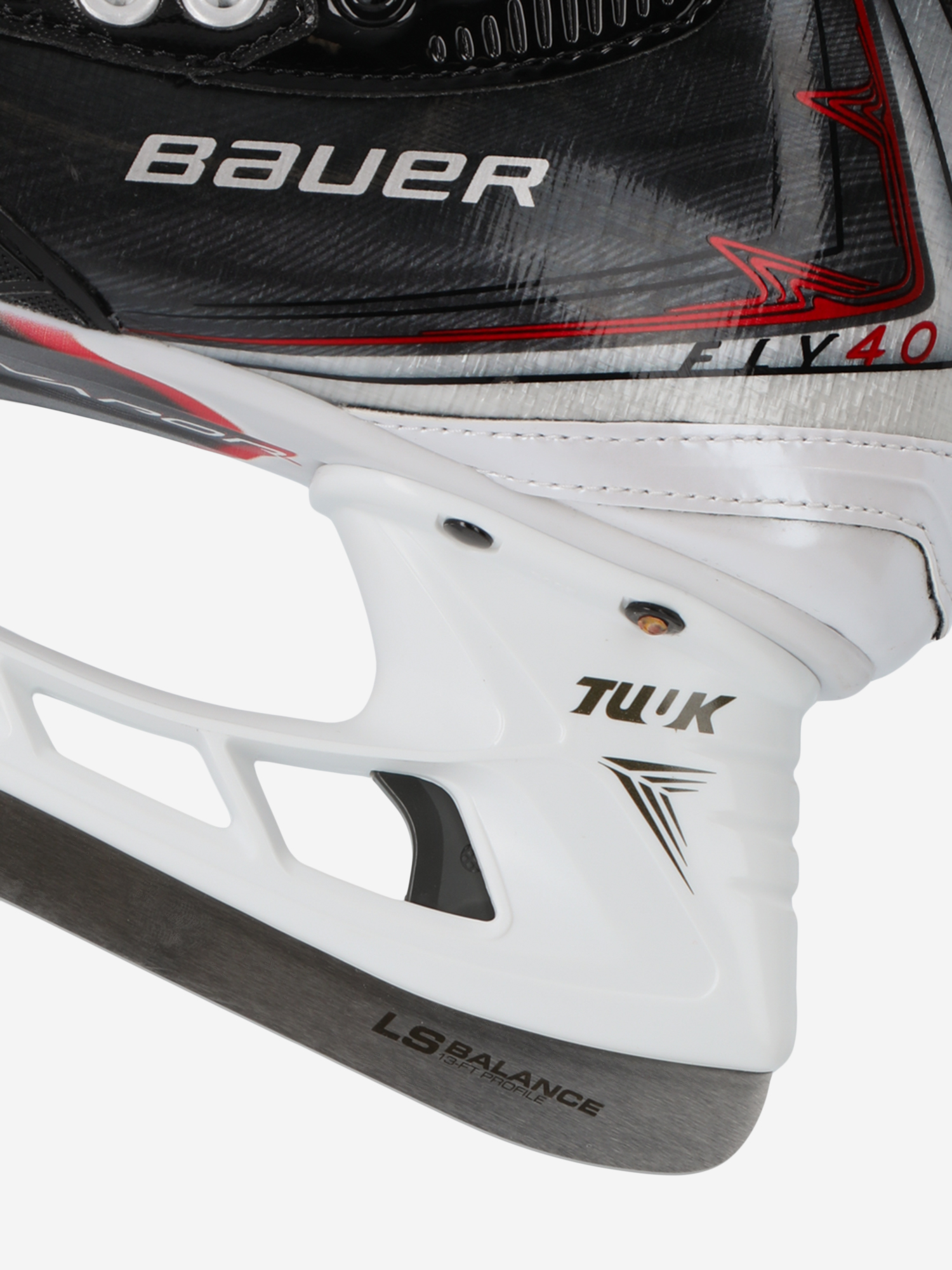 фото Коньки хоккейные детские bauer vapor fly40 jr d, черный