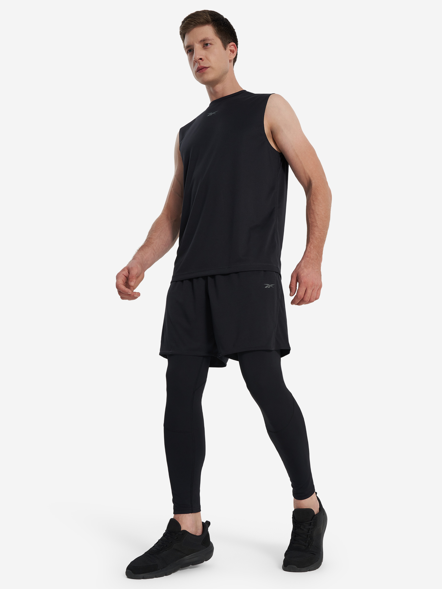 фото Шорты мужские reebok id train, черный